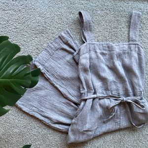 Poetry jumpsuit with belt